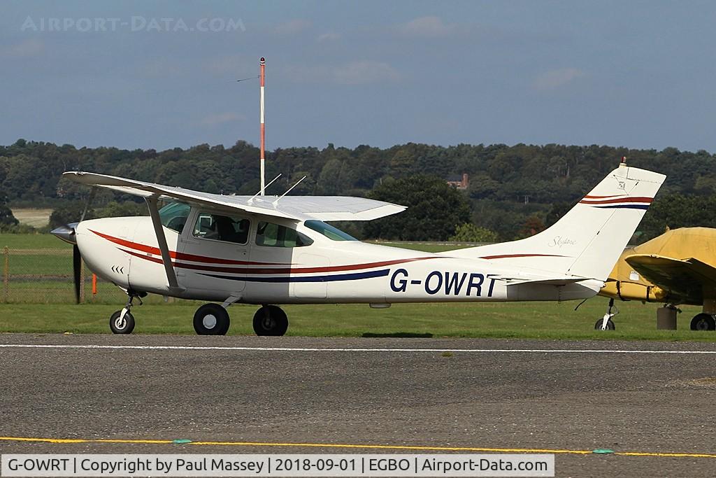 G-OWRT, 1963 Cessna 182G Skylane C/N 182-55077, Visiting Aircraft. Ex:-G-ASUL,N3677U.
