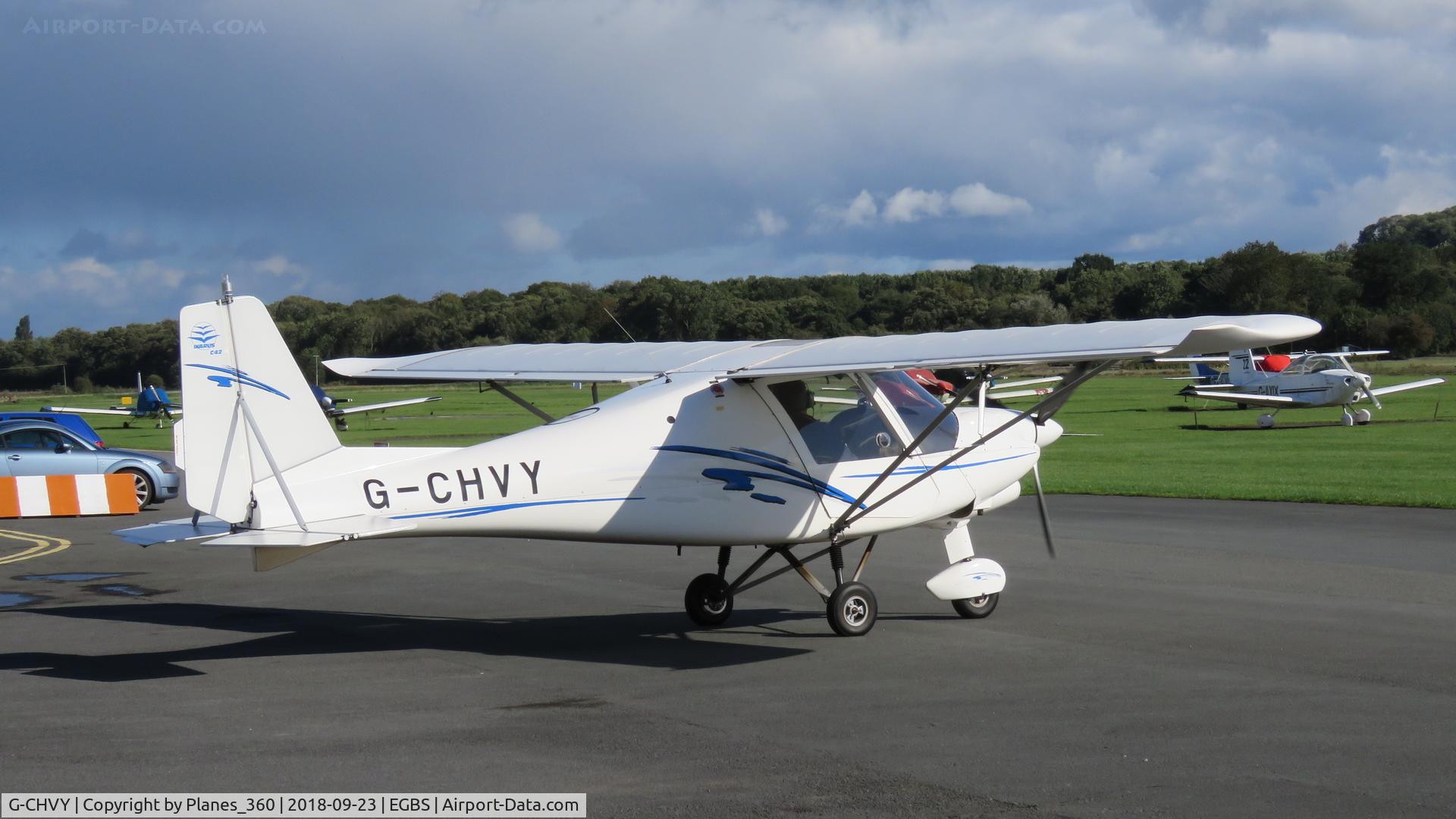 G-CHVY, 2013 Comco Ikarus C42 FB80 Bravo C/N 1304-7246, At shobdon ground