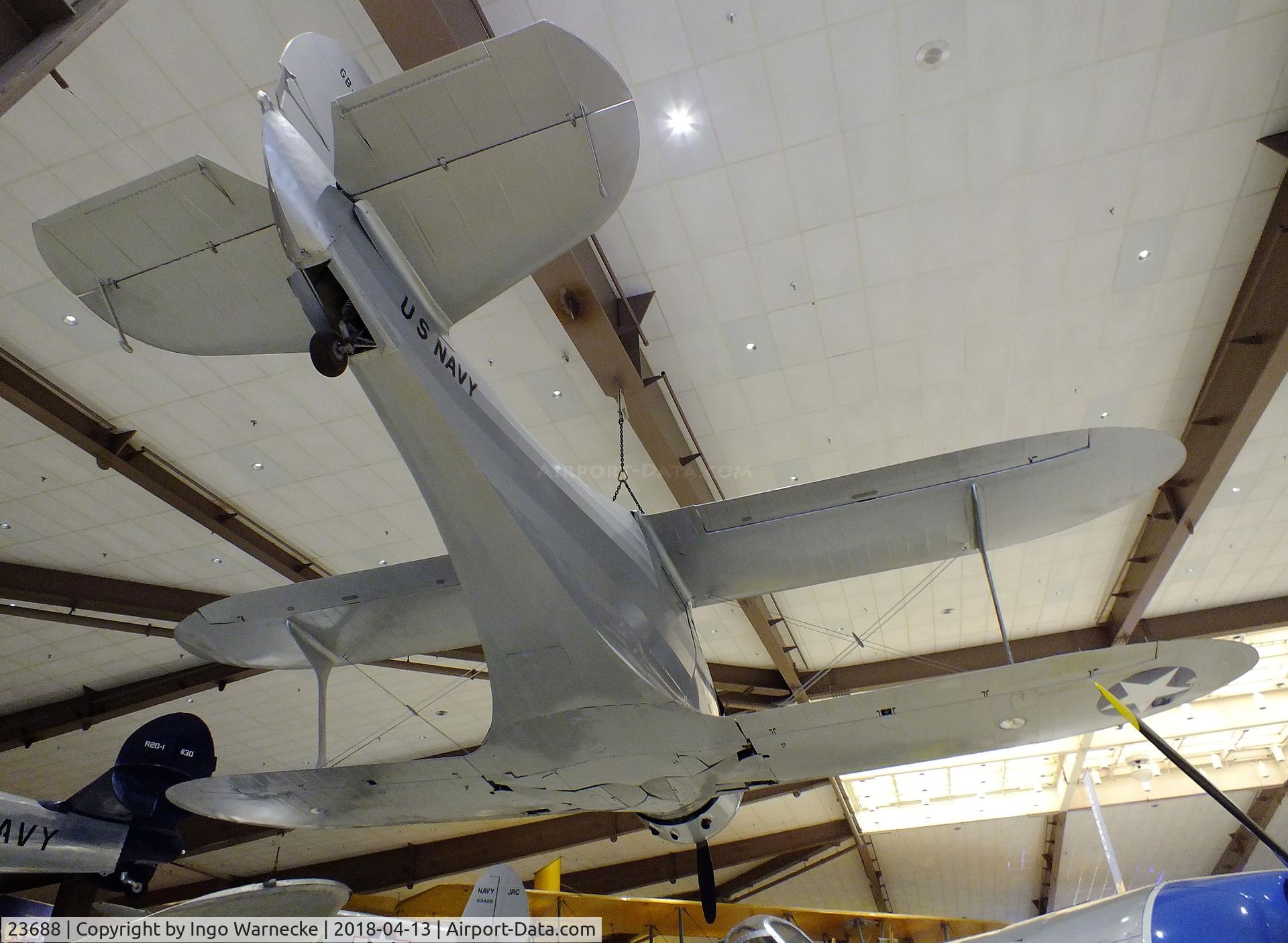 23688, 1944 Beech GB-2 Traveller (D17S) C/N 6700, Beechcraft GB-2 Traveller (D17S Staggerwing) at the NMNA, Pensacola FL