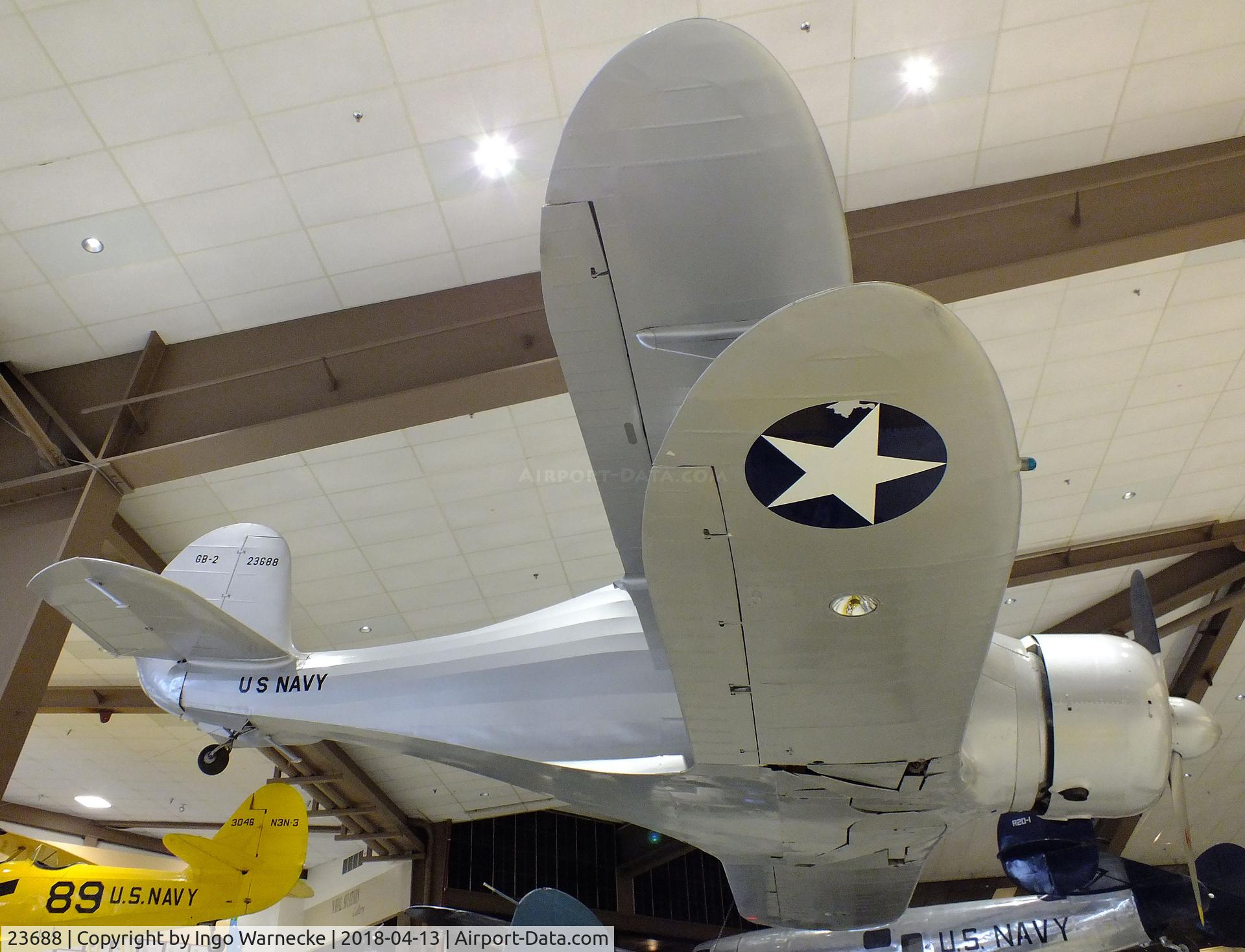 23688, 1944 Beech GB-2 Traveller (D17S) C/N 6700, Beechcraft GB-2 Traveller (D17S Staggerwing) at the NMNA, Pensacola FL