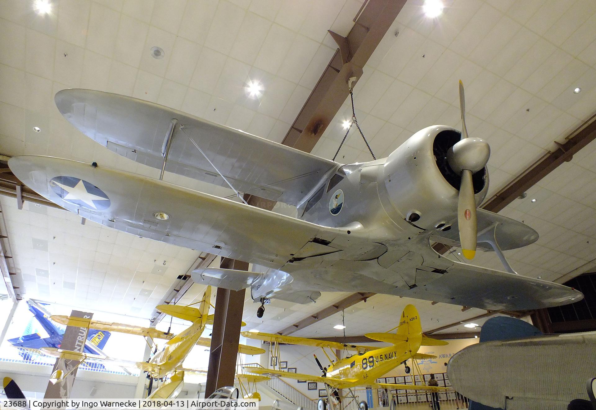 23688, 1944 Beech GB-2 Traveller (D17S) C/N 6700, Beechcraft GB-2 Traveller (D17S Staggerwing) at the NMNA, Pensacola FL