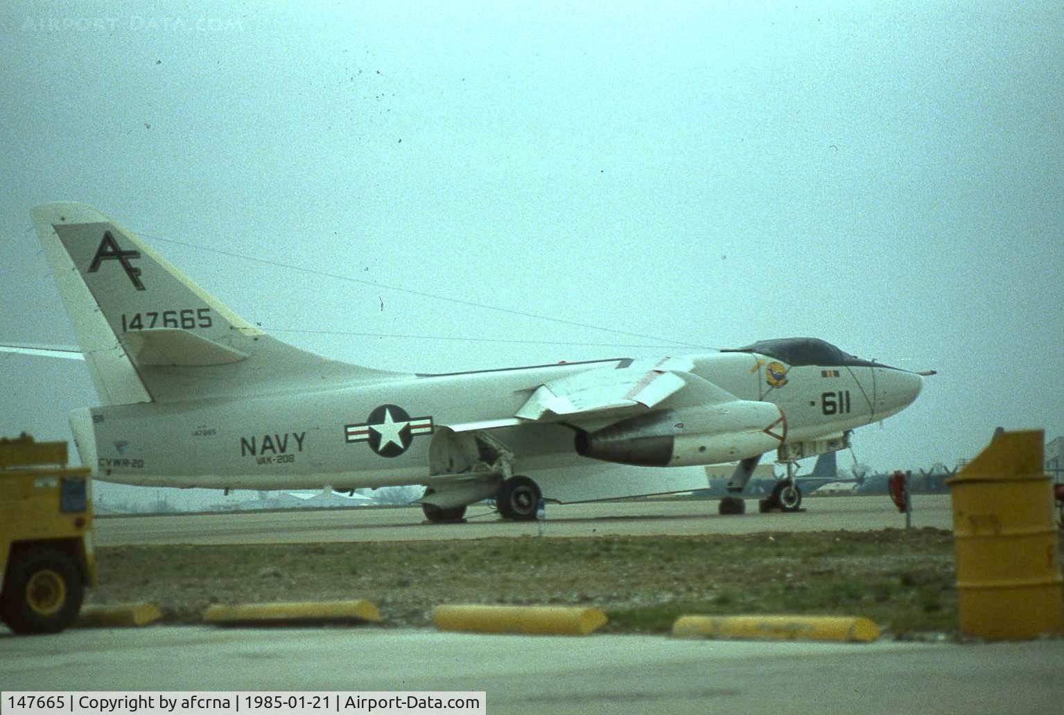 147665, Douglas KA-3B Skywarrior C/N 12429, TRANSIENT LINE NAS DALLAS (NBE)