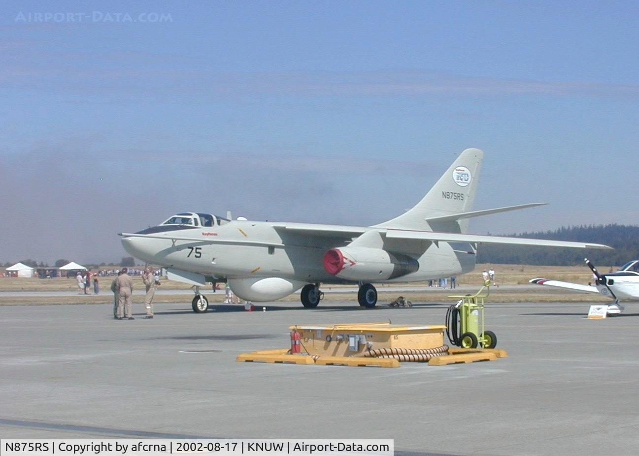 N875RS, 1960 Douglas EA-3B Skywarrior C/N 12111, IN CIVILIAN COLORS AT NAS WHIDBEY ISLAND AIRSHOW