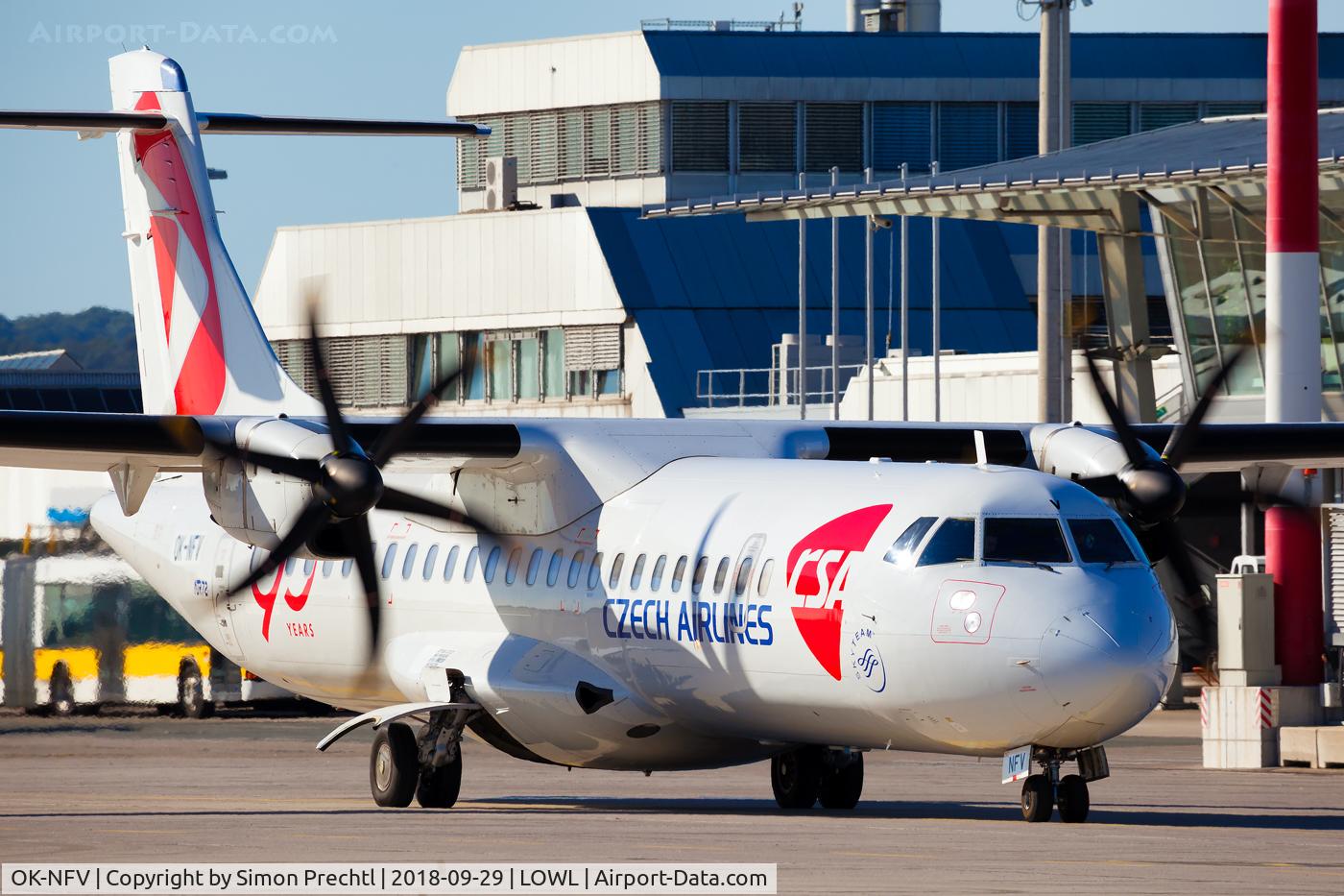 OK-NFV, 2008 ATR 72-212A C/N 785, OK-NFV @ Linz Airport