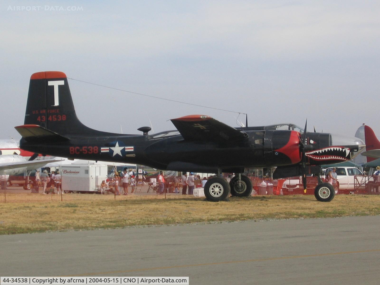 44-34538, 1944 Douglas B-26B C/N 27817, CHINO PLANES OF FAME AIRSHOW