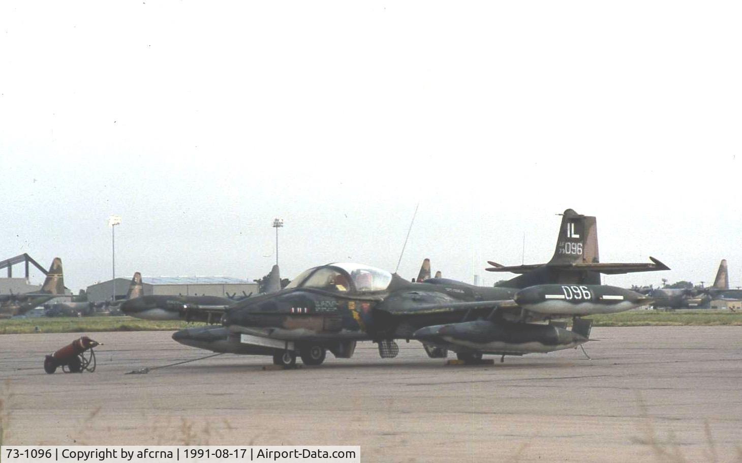 73-1096, 1973 Cessna OA-37B C/N 43462, TRANSIENT LINE NAS DALLAS (NBE)