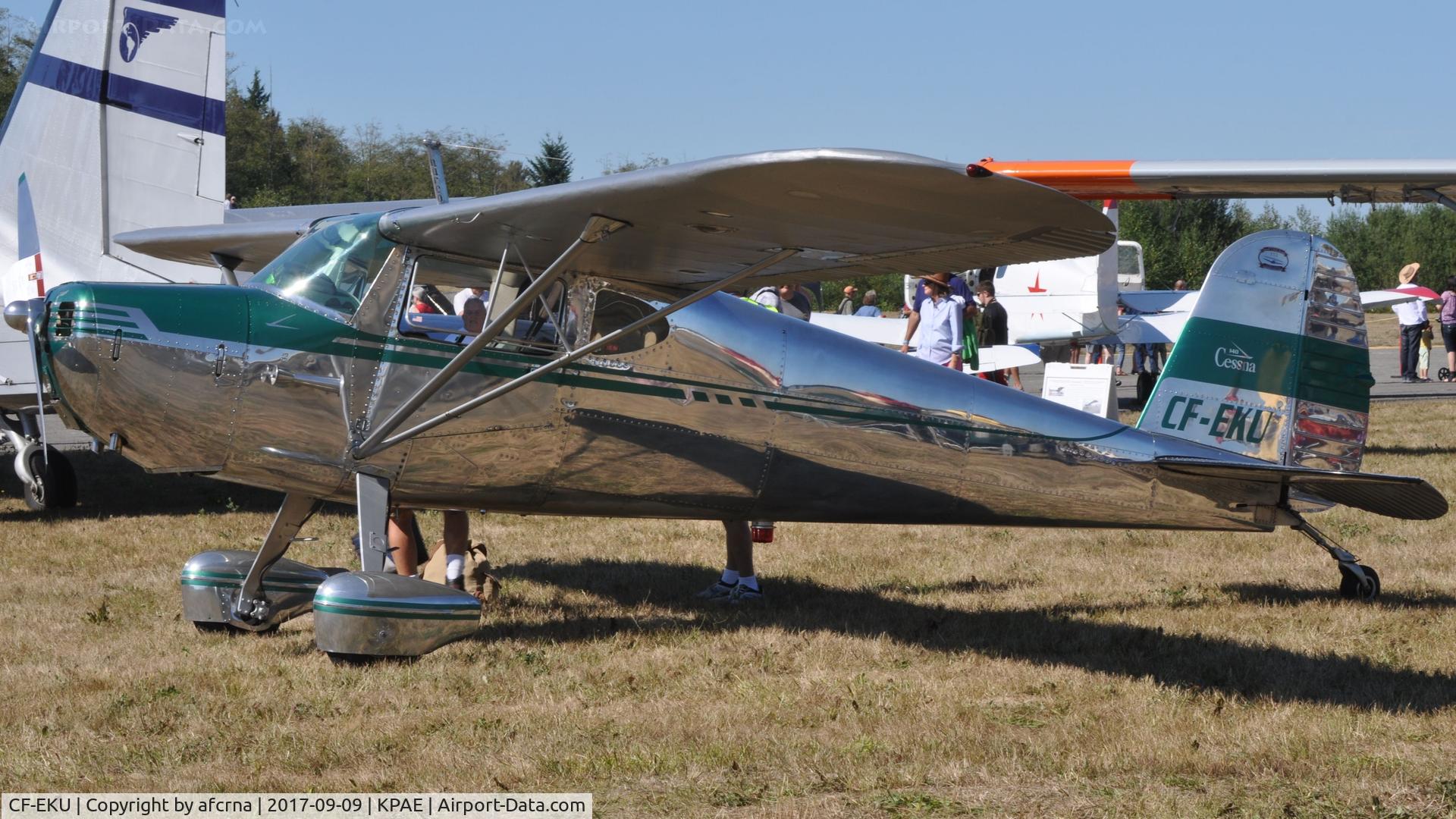CF-EKU, 1947 Cessna 140 C/N 14027, AIRPORT DAYS - PAINE FIELD