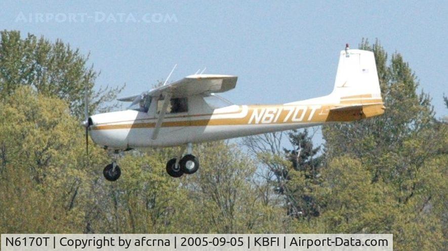 N6170T, 1964 Cessna 150E C/N 15060870, BFI SHORT FINAL