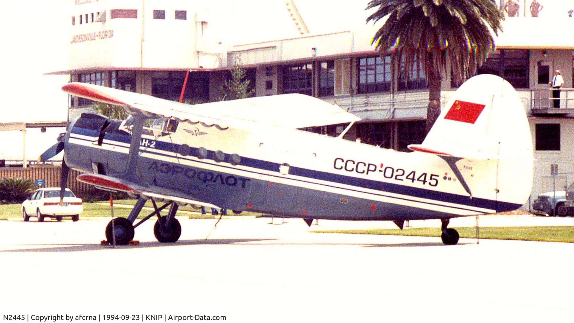 N2445, 1970 Antonov AN-2 C/N 1G11756, NAS JACKSONVILLE OPEN HOUSE