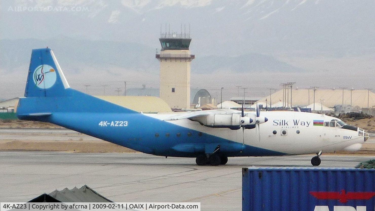4K-AZ23, Antonov An-12BP C/N 8345605, BAGRAM AFGHANISTAN