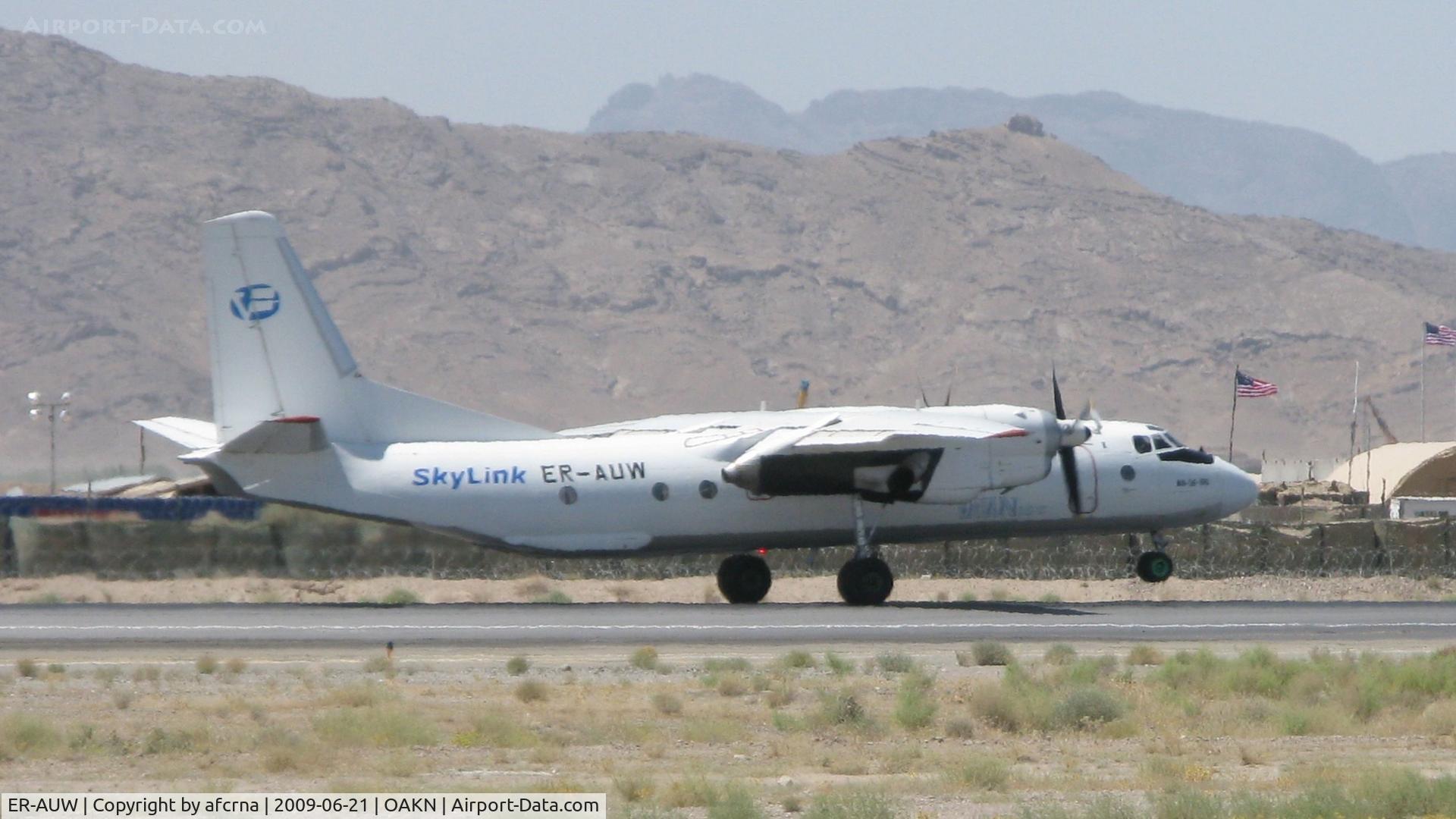 ER-AUW, Antonov An-26 C/N 93708004, KANDAHAR