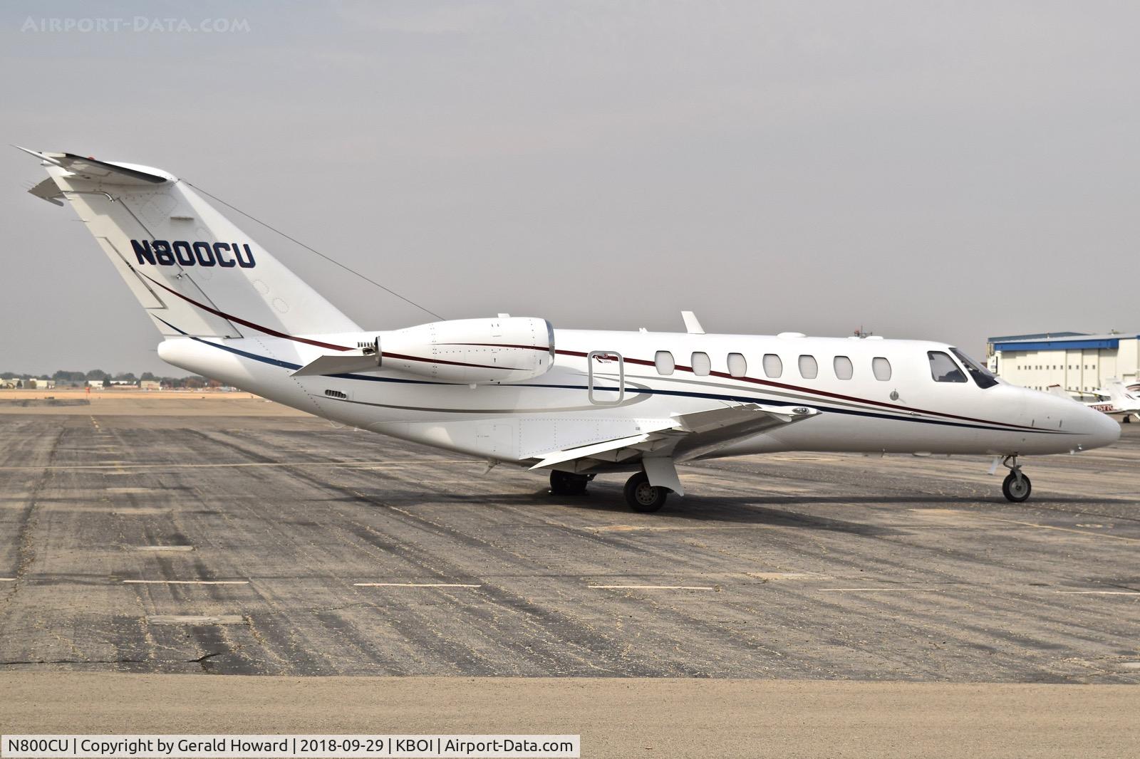 N800CU, 2008 Cessna 525B  Citation CJ3+ C/N 525B0246, Parked on the north GA ramp.