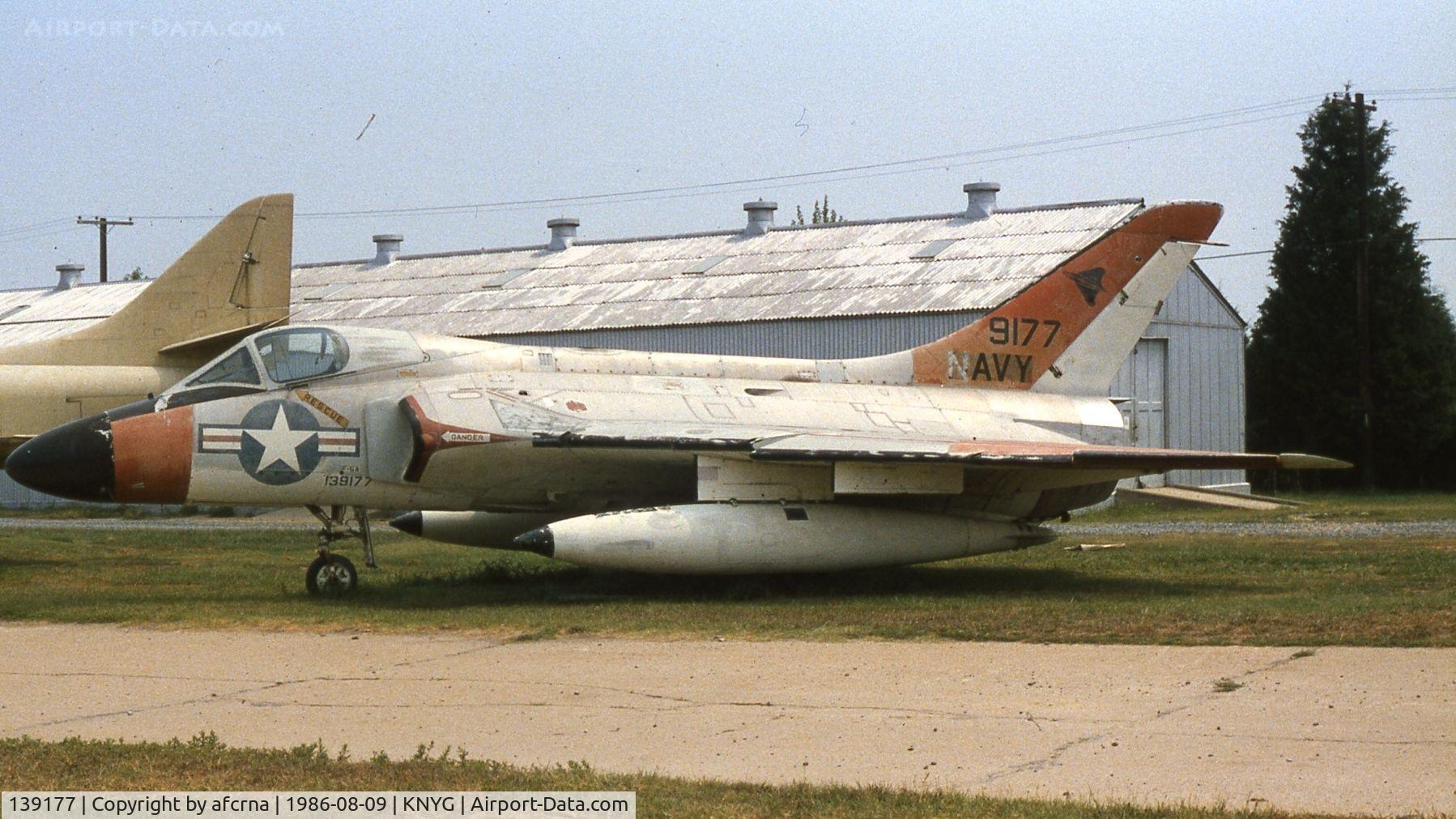 139177, Douglas F-6A Skyray C/N 11251, QUANTICO PRIOR TO RESTORATION AND MOVE TO MIRAMAR