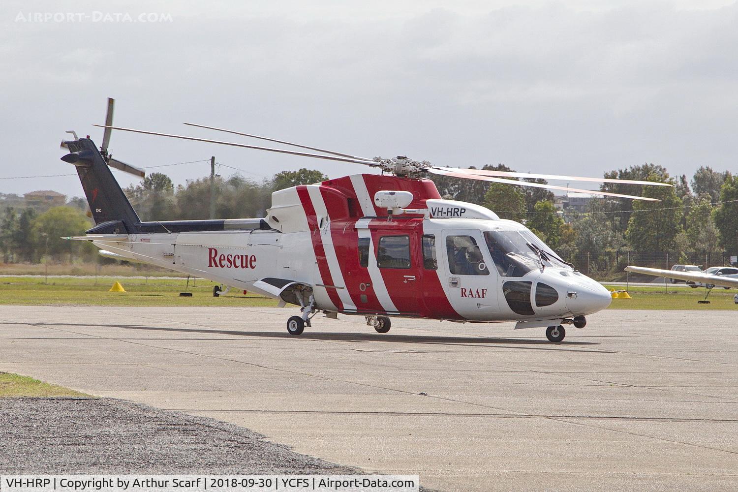VH-HRP, 1980 Sikorsky S-76A C/N 760122, Coffs Harbour Airport 2018