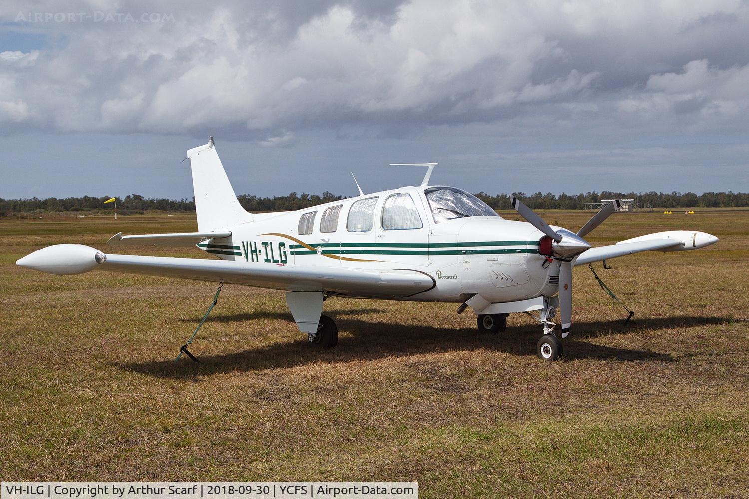 VH-ILG, 1976 Beech A36 Bonanza 36 C/N E-892, Coffs Harbour Airport 2018