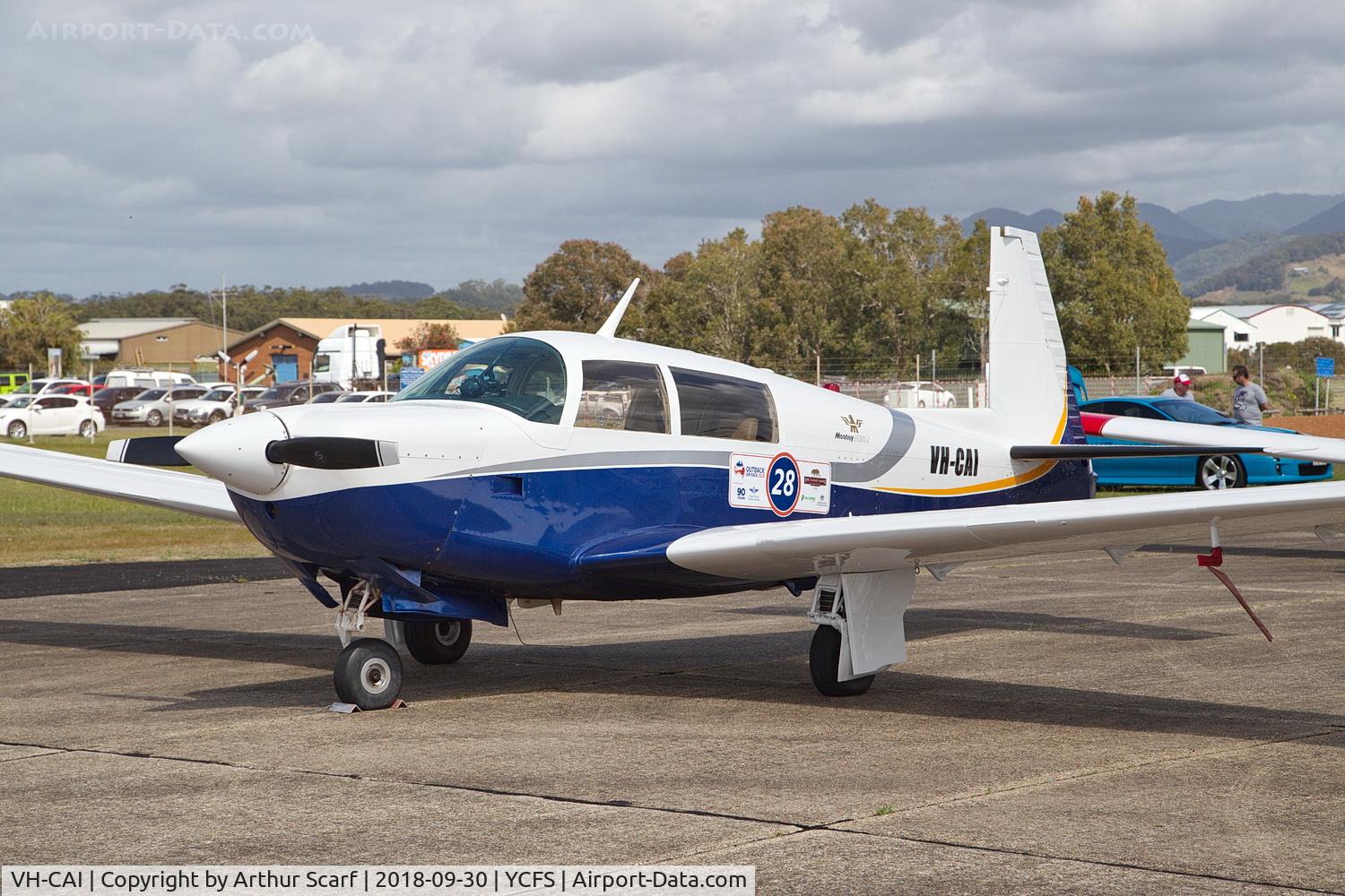 VH-CAI, 1976 Mooney M20J 201 C/N 24-0039, Coffs Harbour Airport 2018