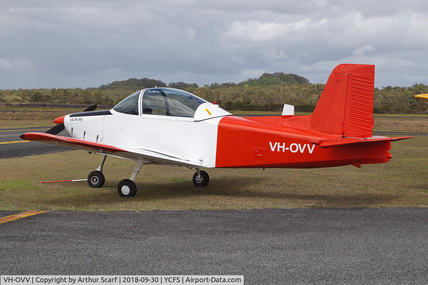 VH-OVV, 1971 AESL Airtourer T6/24 C/N B558, Coffs Harbour Airport 2018