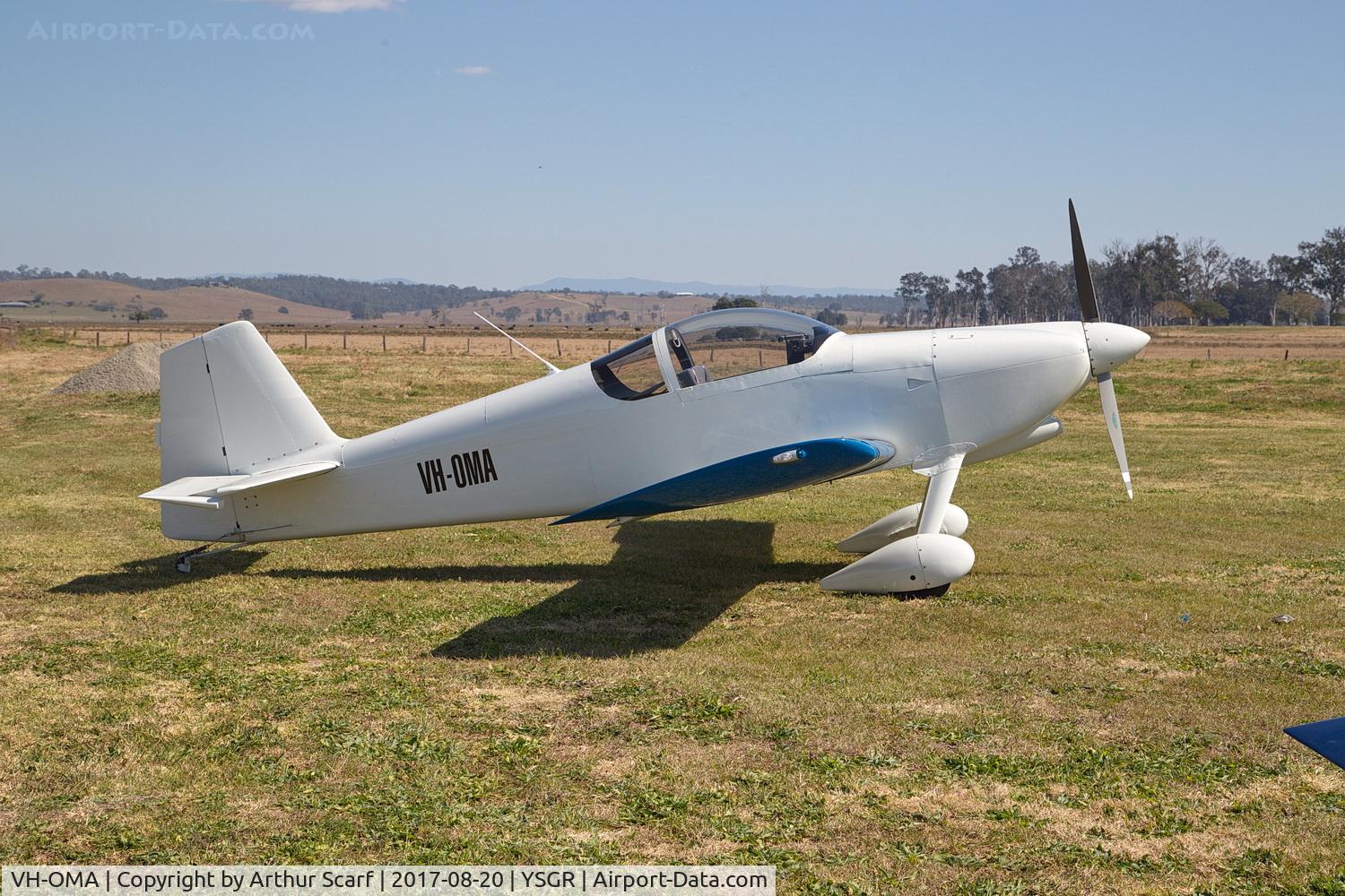 VH-OMA, 2003 Vans RV-6 C/N 22294, South Grafton Airfield 2017