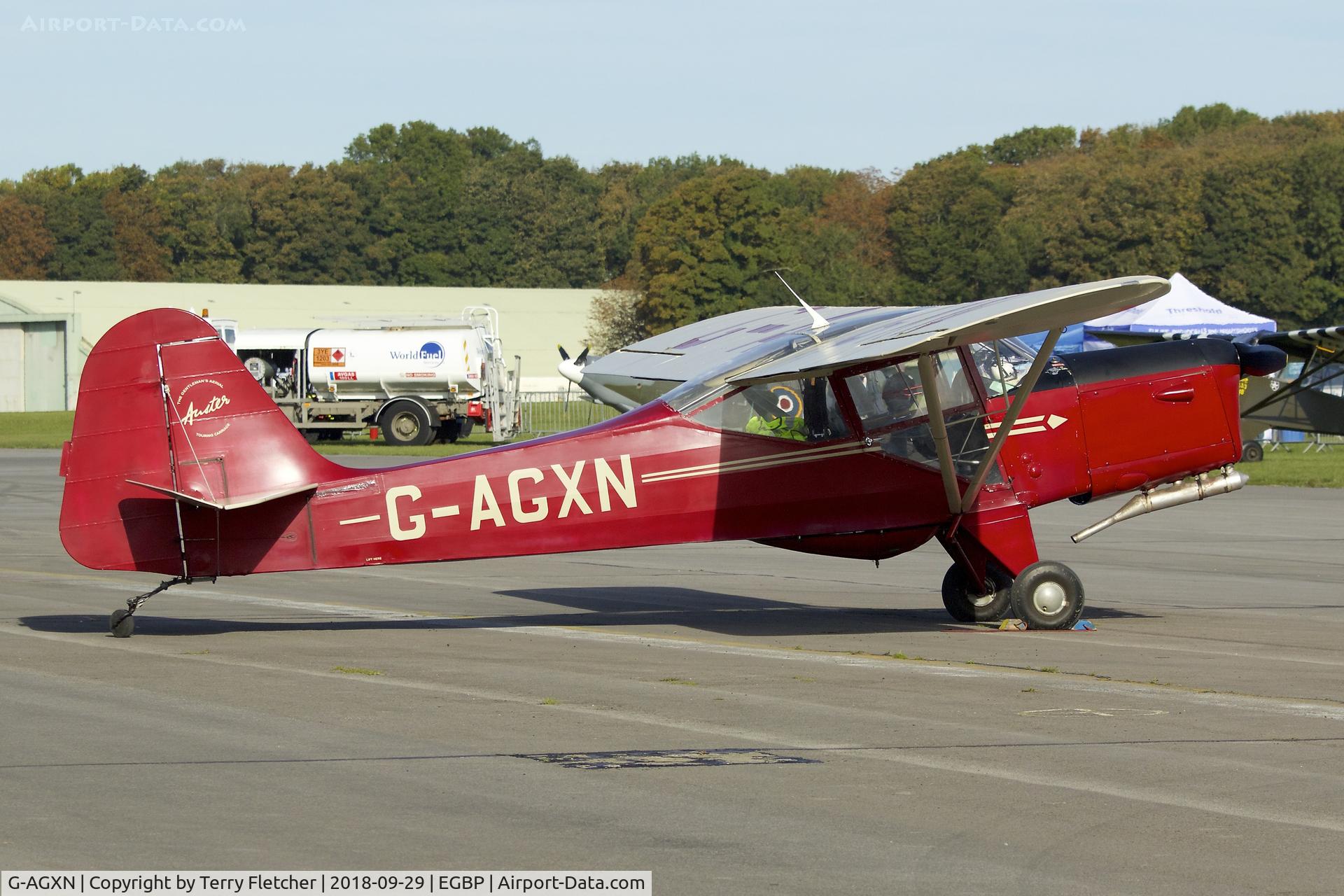 G-AGXN, 1946 Auster J-1N Alpha C/N 1963, During 2018 Cotswold Revival at Kemble