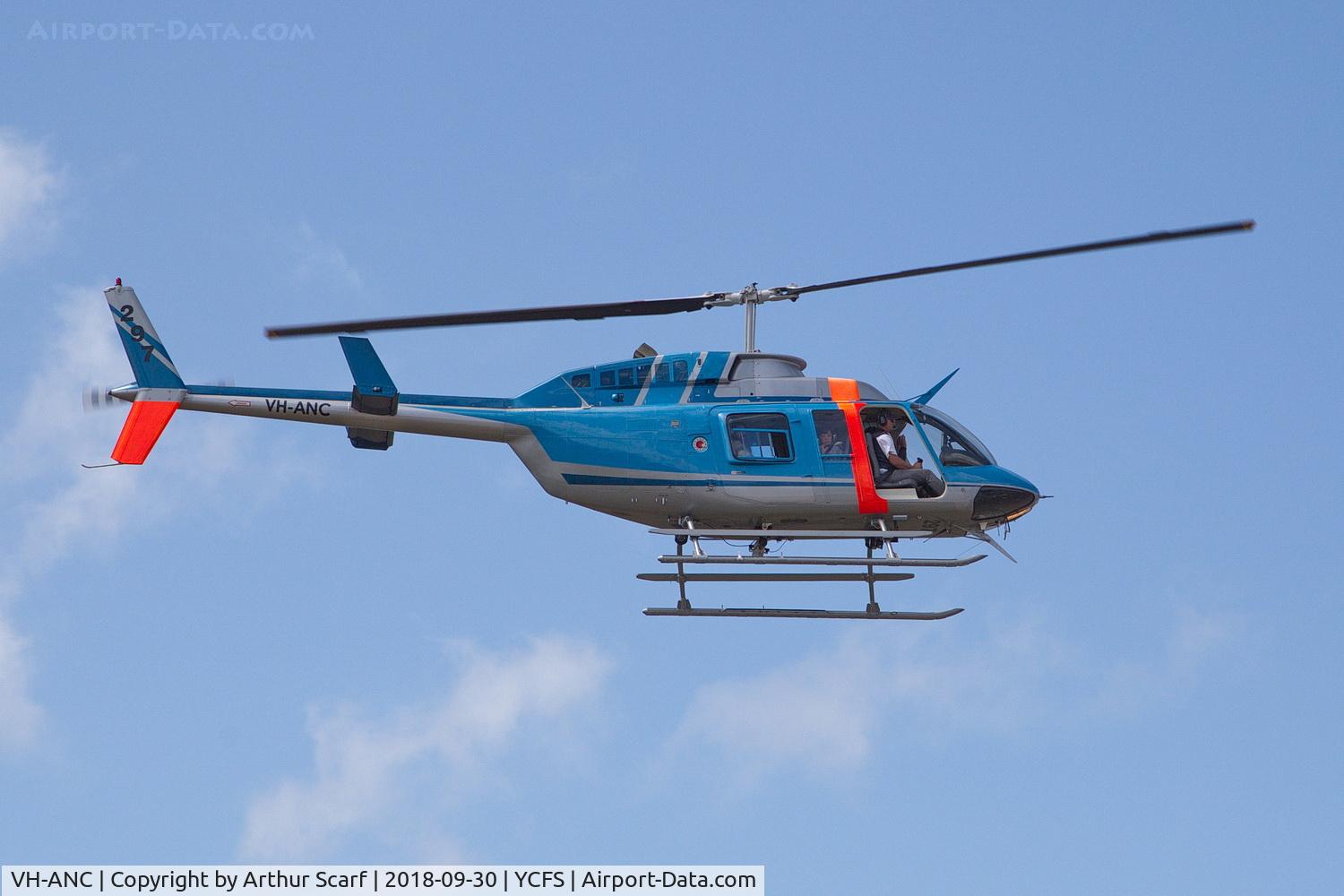 VH-ANC, 1991 Bell 206L-3 LongRanger III C/N 51482, Coffs Harbour Airport 2018