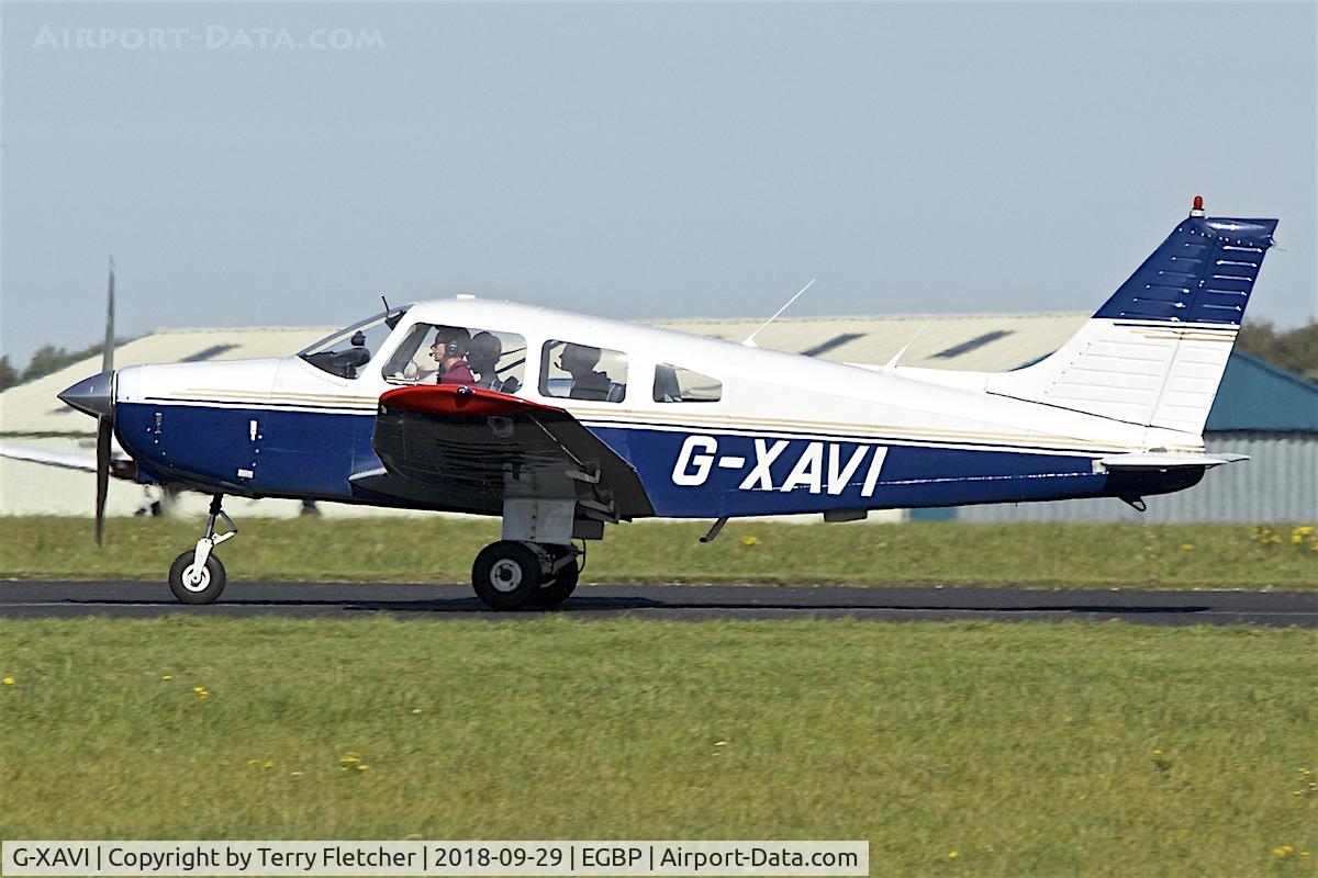 G-XAVI, 1978 Piper PA-28-161 Cherokee Warrior II C/N 28-7916258, During 2018 Cotswold Revival at Kemble