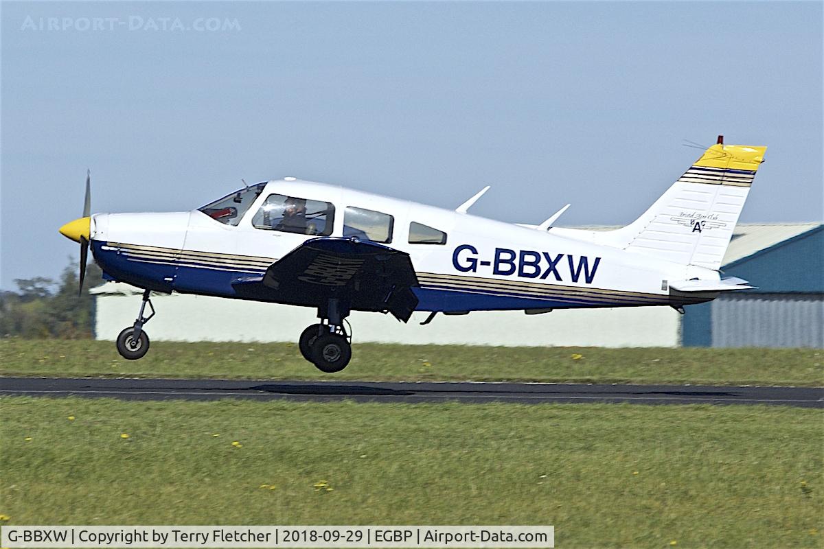G-BBXW, 1973 Piper PA-28-151 Cherokee Warrior C/N 28-7415050, During 2018 Cotswold Revival at Kemble