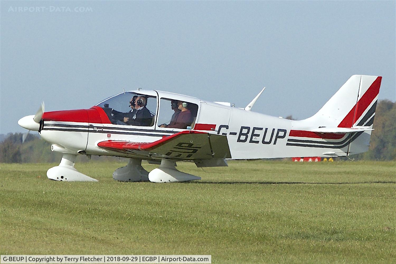G-BEUP, 1977 Robin DR-400-180 Regent Regent C/N 1228, During 2018 Cotswold Revival at Kemble