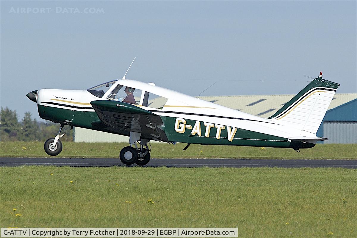 G-ATTV, 1966 Piper PA-28-140 Cherokee C/N 28-21991, During 2018 Cotswold Revival at Kemble