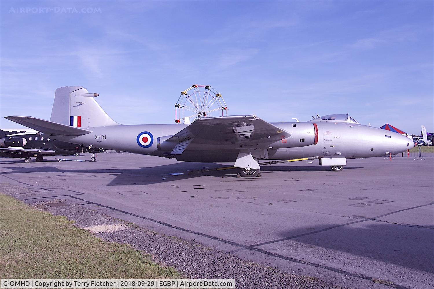 G-OMHD, 1959 English Electric Canberra PR.9 C/N SH1724, During 2018 Cotswold Revival at Kemble