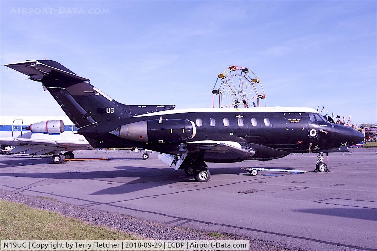 N19UG, 1965 Hawker Siddeley HS.125 Dominie T.1 C/N 25050, During 2018 Cotswold Revival at Kemble