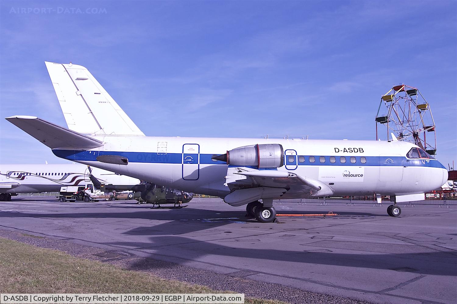 D-ASDB, VFW-Fokker VFW-614 C/N MG.19/016, During 2018 Cotswold Revival at Kemble