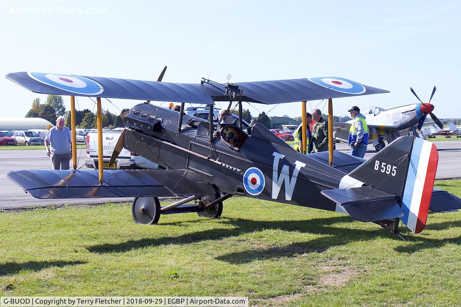 G-BUOD, 1995 Royal Aircraft Factory SE-5A Replica C/N PFA 020-10474, During 2018 Cotswold Revival at Kemble