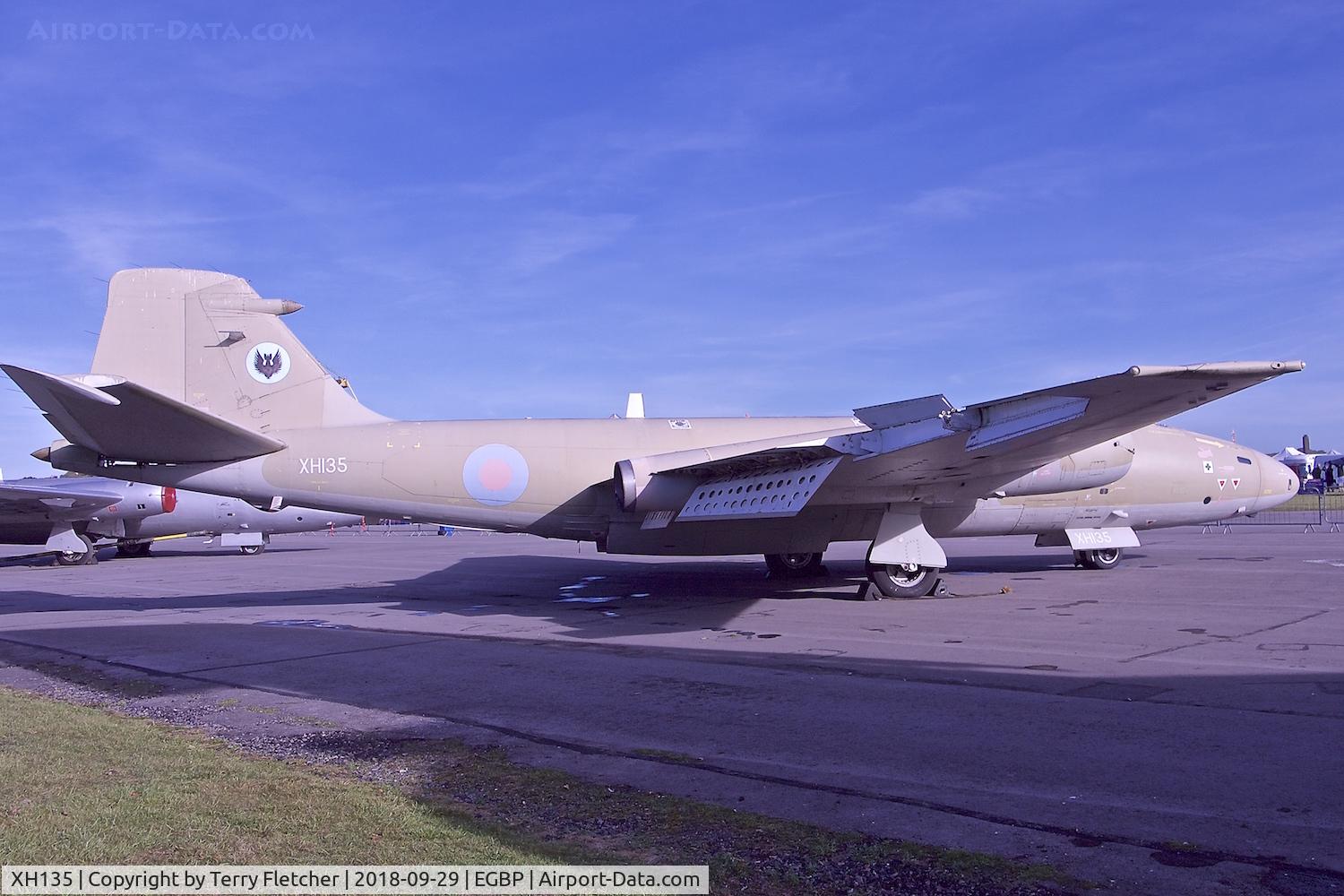 XH135, 1959 English Electric Canberra PR.9 C/N SH1725, During 2018 Cotswold Revival at Kemble