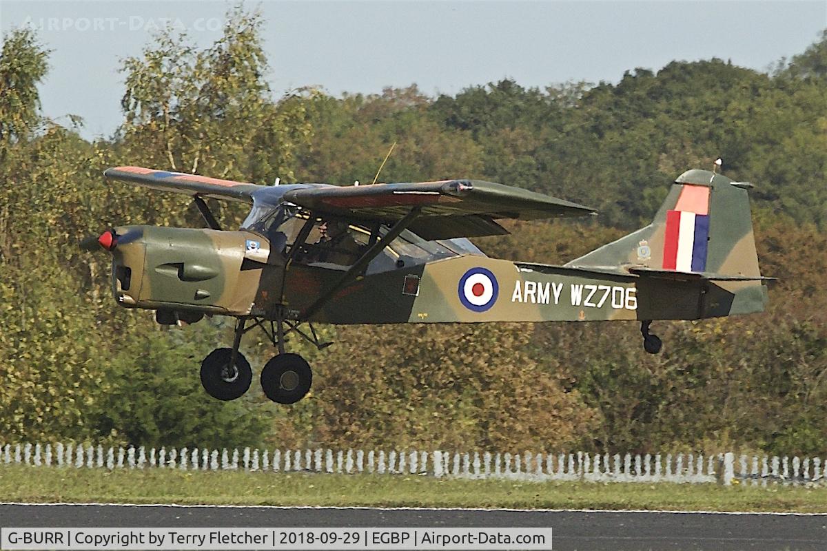 G-BURR, 1955 Auster AOP.9 C/N B5/10/32, During 2018 Cotswold Revival at Kemble