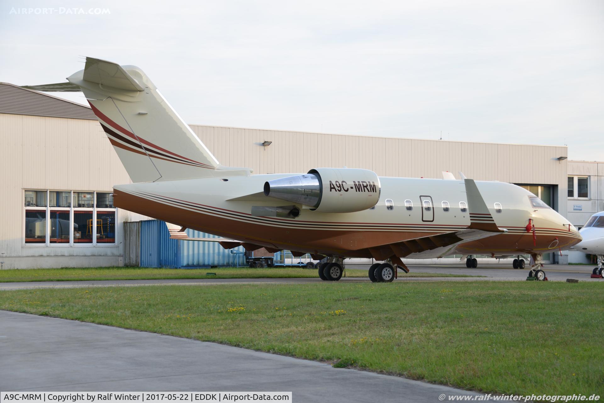 A9C-MRM, 2000 Bombardier Challenger 604 (CL-600-2B16) C/N 5448, Bombardier CL-600-2B16 Challenger 604 - MEN MAE Aircraft Management - 5448 - A9C-MRM - 22.05.2017 - CGN