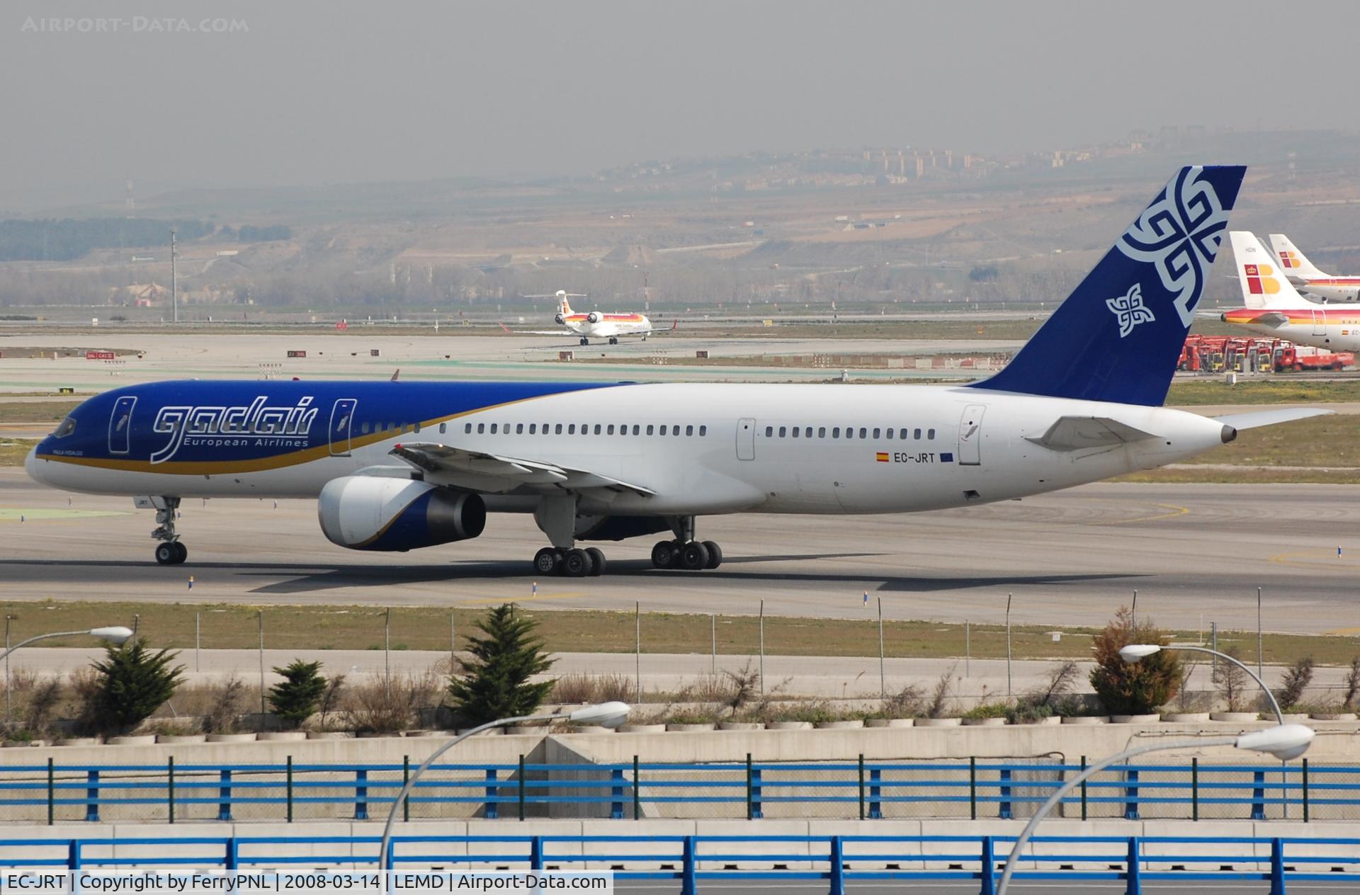 EC-JRT, 1990 Boeing 757-236 C/N 24772, Gadair was a short lived adventure. This B752 operated from 2007 to 2009.