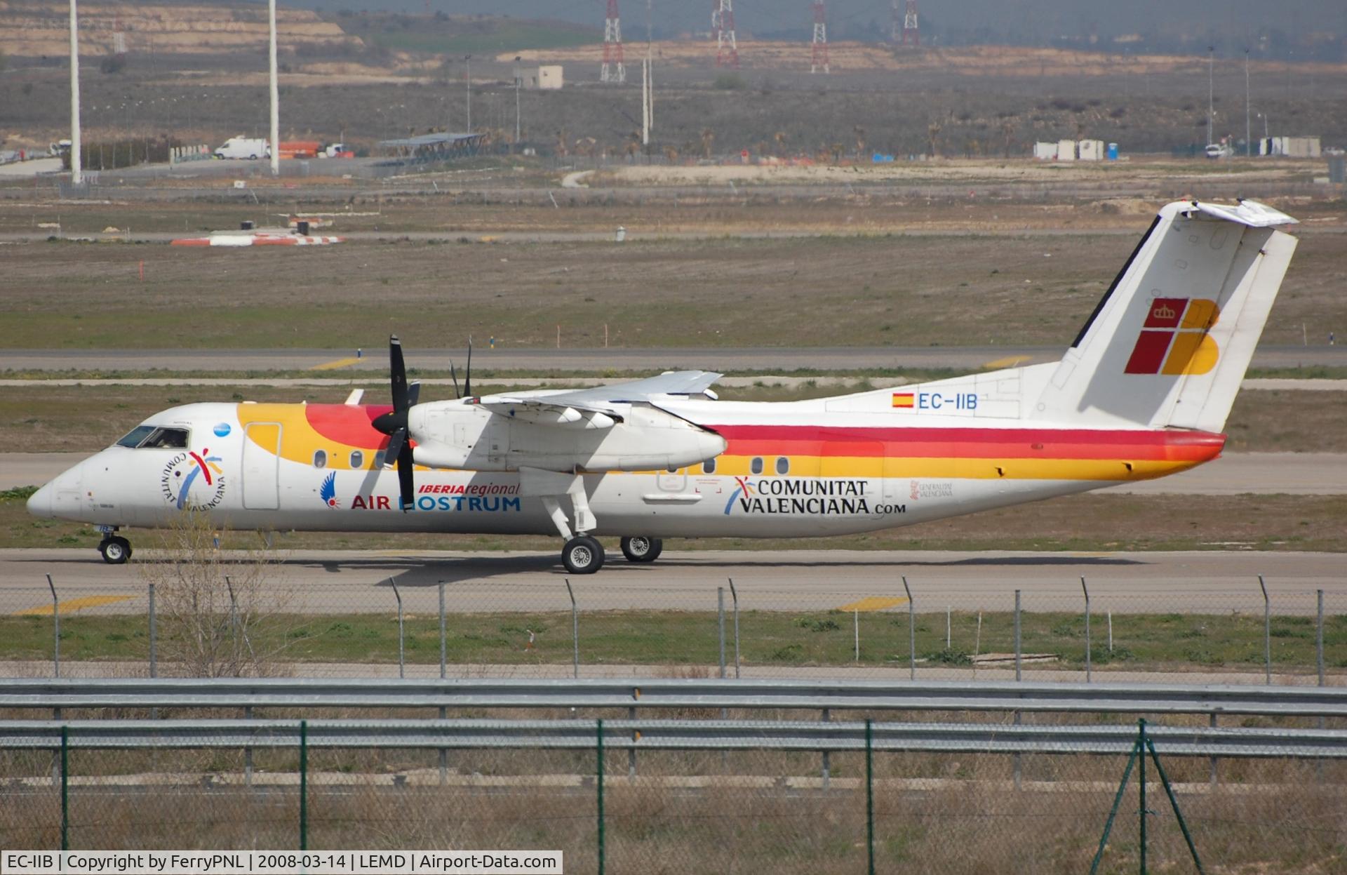 EC-IIB, 2002 De Havilland Canada DHC-8-315Q Dash 8 C/N 588, Iberia DHC8, this frame was sold to Australia in 2011