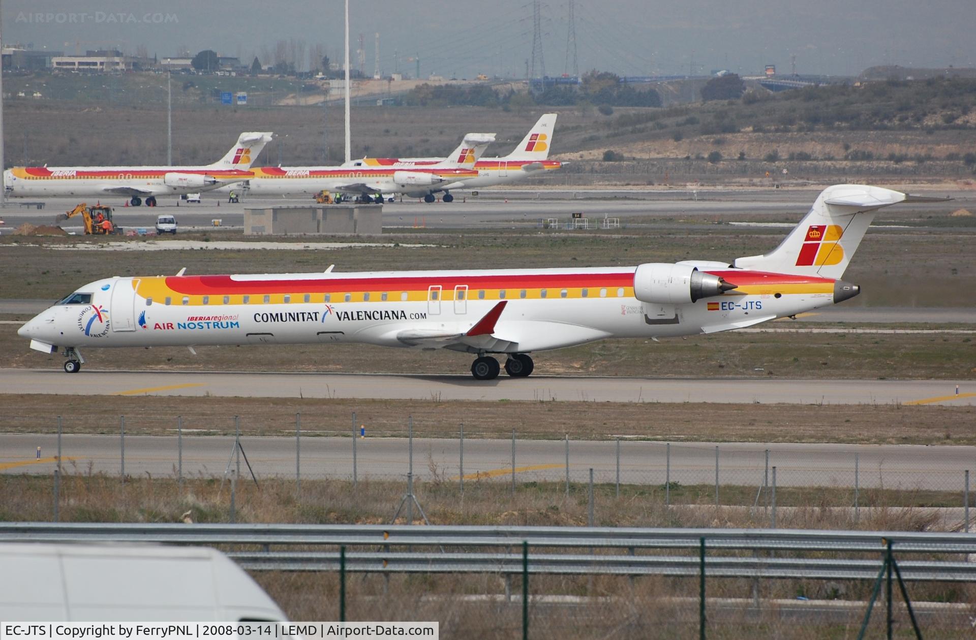 EC-JTS, 2006 Bombardier CRJ-900 (CL-600-2D24) C/N 15071, Air Nostrum CL900 now operating for Nordica.