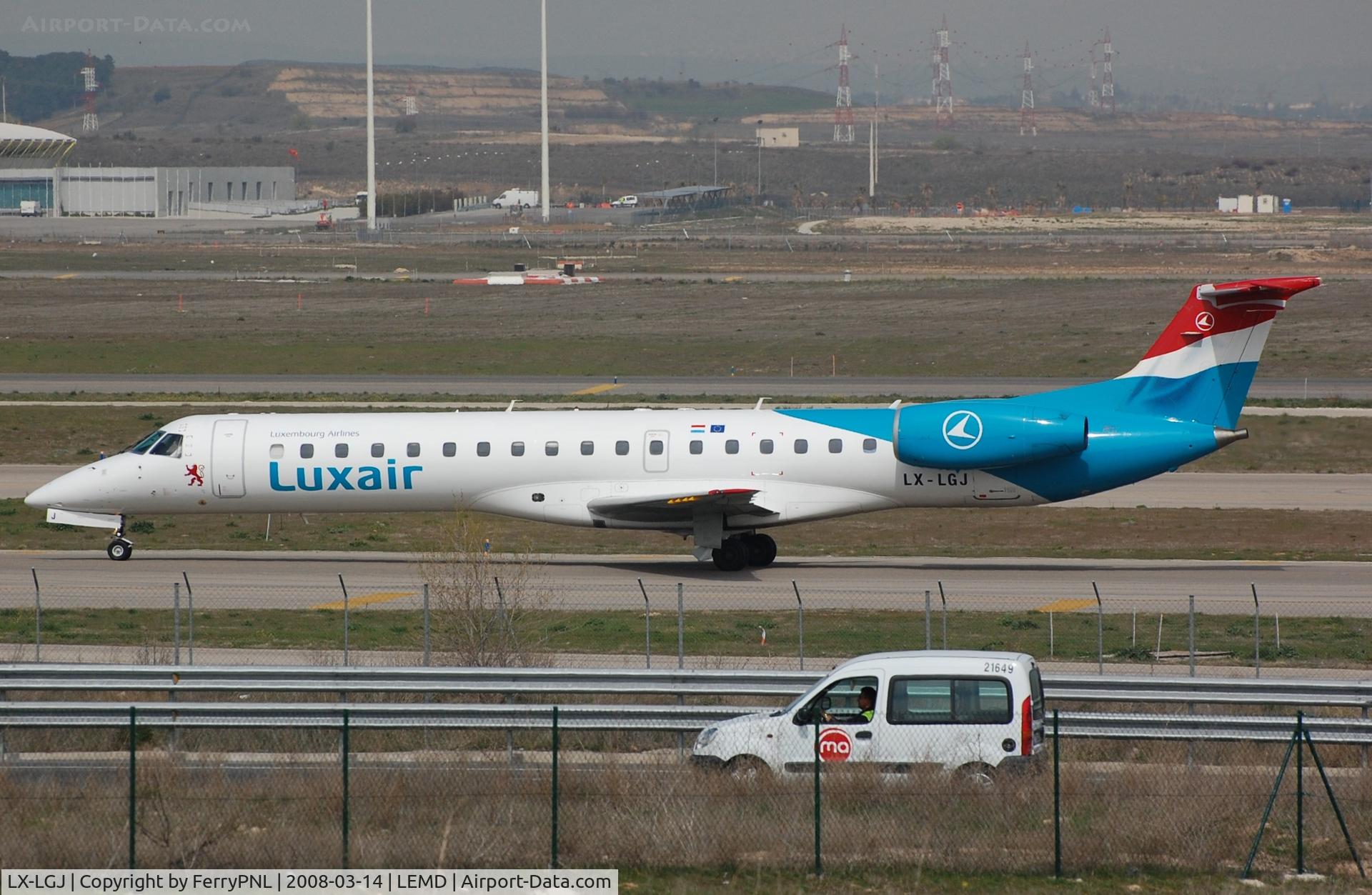 LX-LGJ, 2001 Embraer EMB-145LU (ERJ-145LU) C/N 145395, Luxair ERJ145
