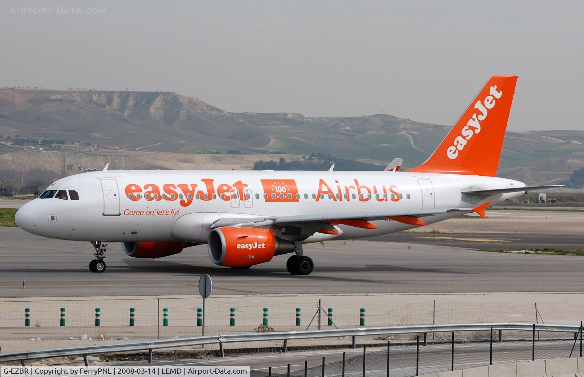 G-EZBR, 2007 Airbus A319-111 C/N 3088, Easyjet A319 with its 100th Airbus plane.