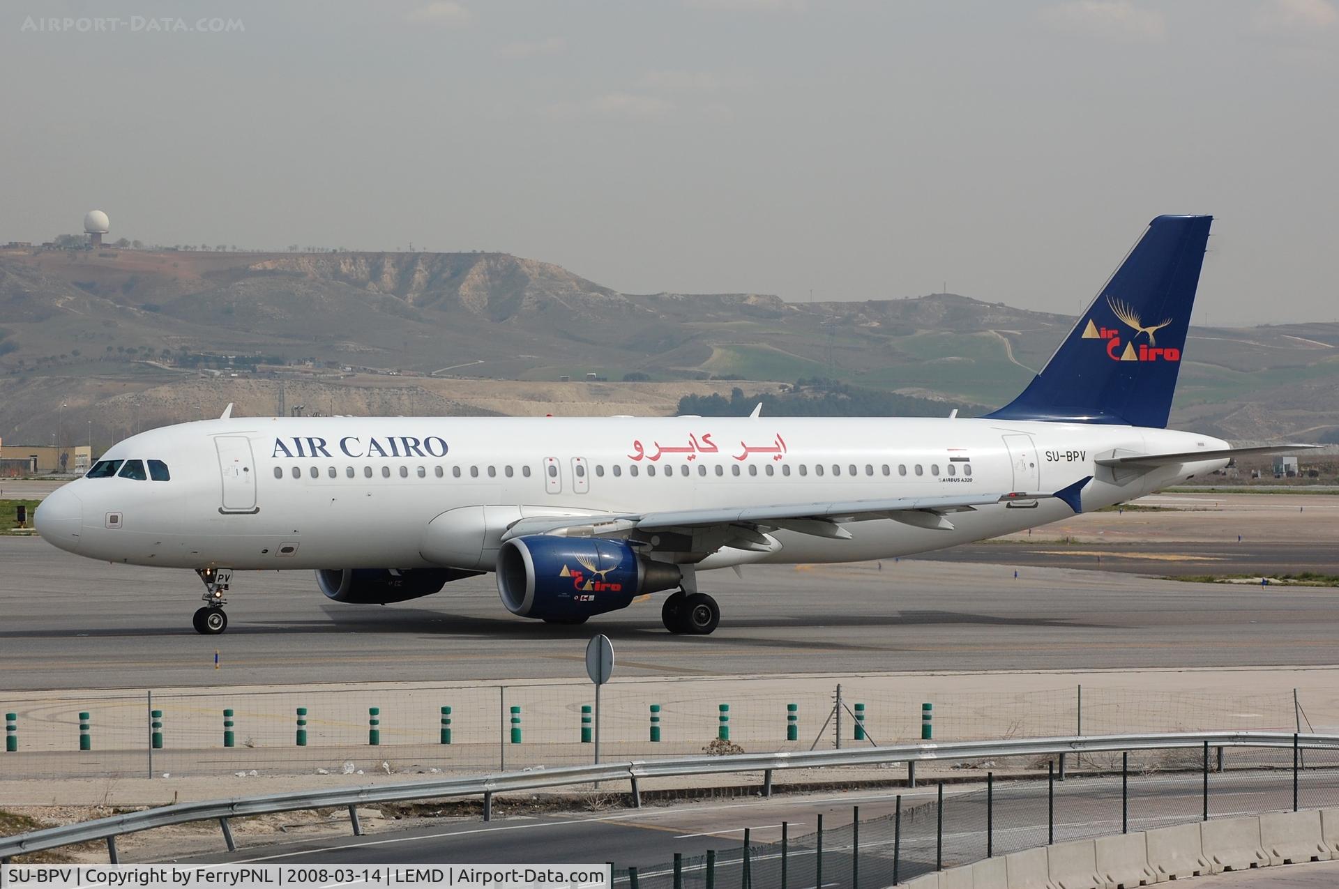 SU-BPV, 2006 Airbus A320-214 C/N 2966, Air Cairo A320 departing MAD