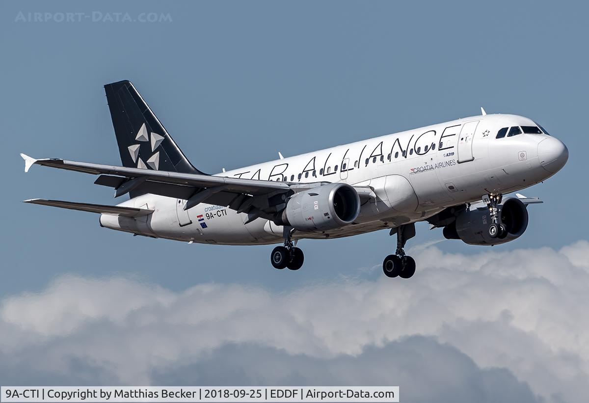 9A-CTI, 1999 Airbus A319-112 C/N 1029, 9A-CTI