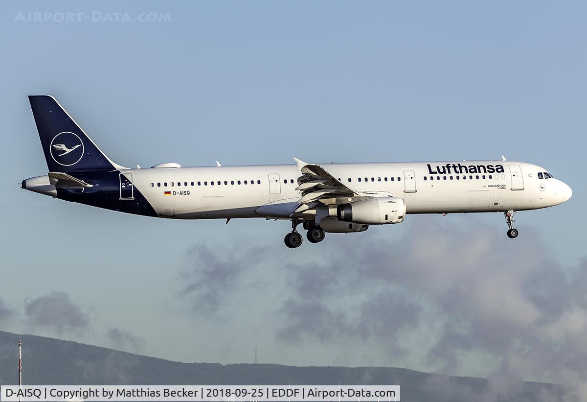 D-AISQ, 2009 Airbus A321-231 C/N 3936, D-AISQ