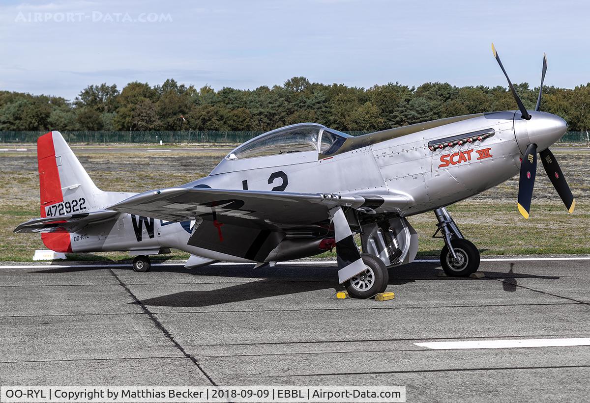 OO-RYL, 1944 North American TF-51D Mustang C/N 122-39381, OO-RYL