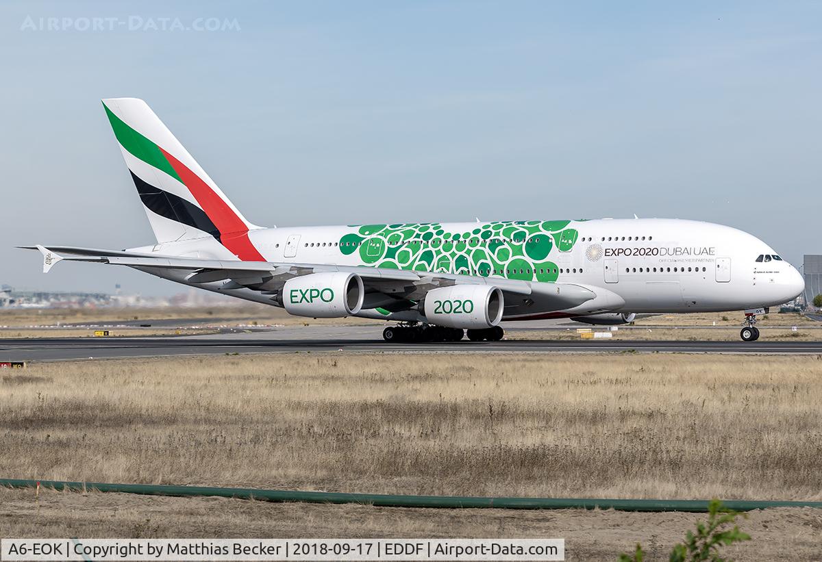 A6-EOK, 2015 Airbus A380-861 C/N 184, A6-EOK
