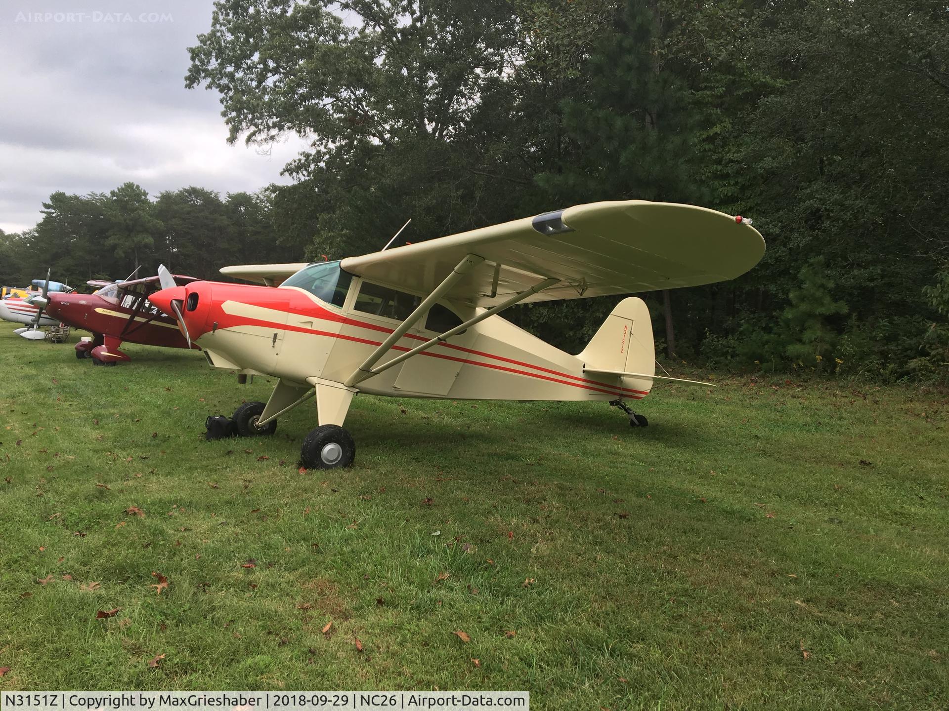 N3151Z, 1959 Piper PA-22-160 Tri Pacer C/N 22-7098, N3151Z @ NC26