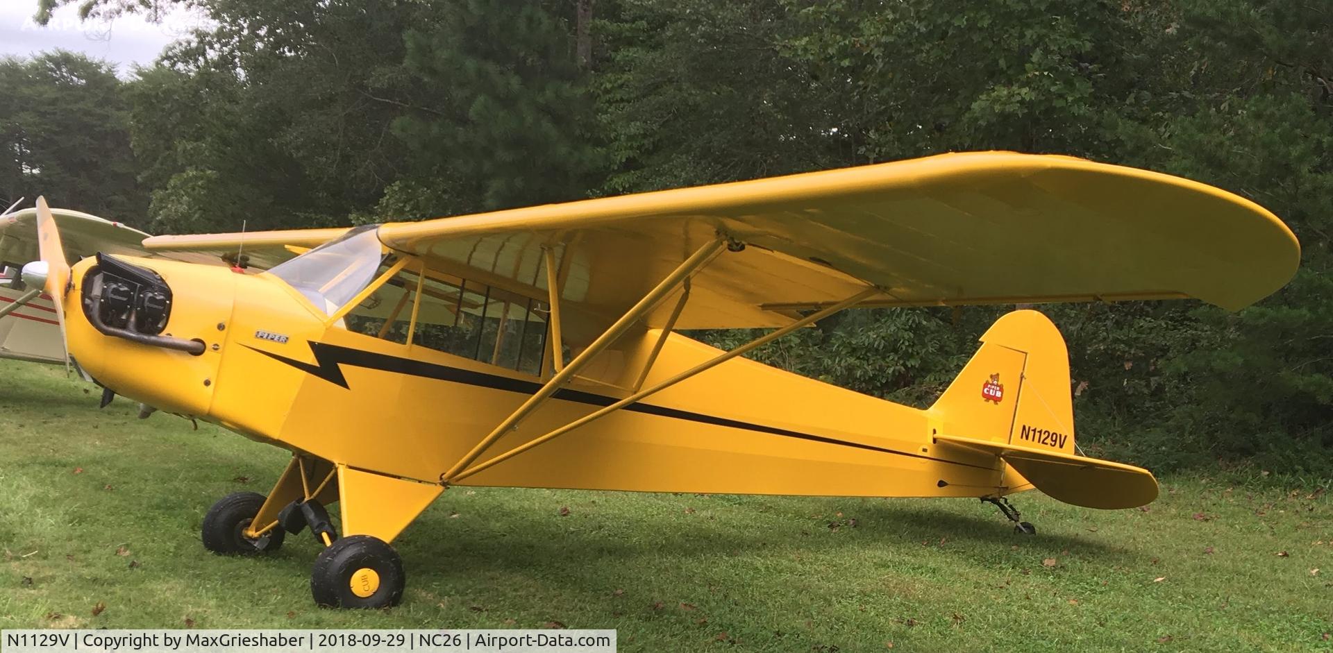 N1129V, Piper J3C-65 Cub C/N 13956, N1129V @ NC26