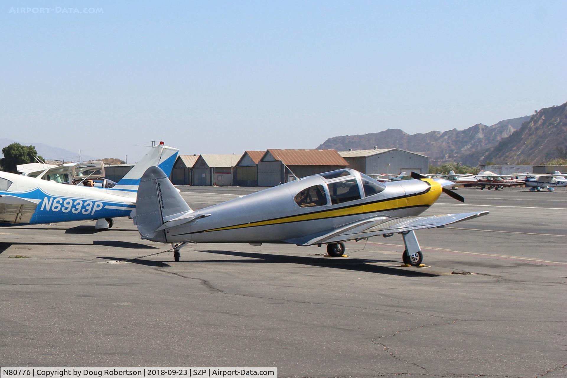 N80776, 1946 Globe GC-1B Swift C/N 179, 1946 Globe GC-1B SWIFT, Continental IO-360 210 Hp upgrade