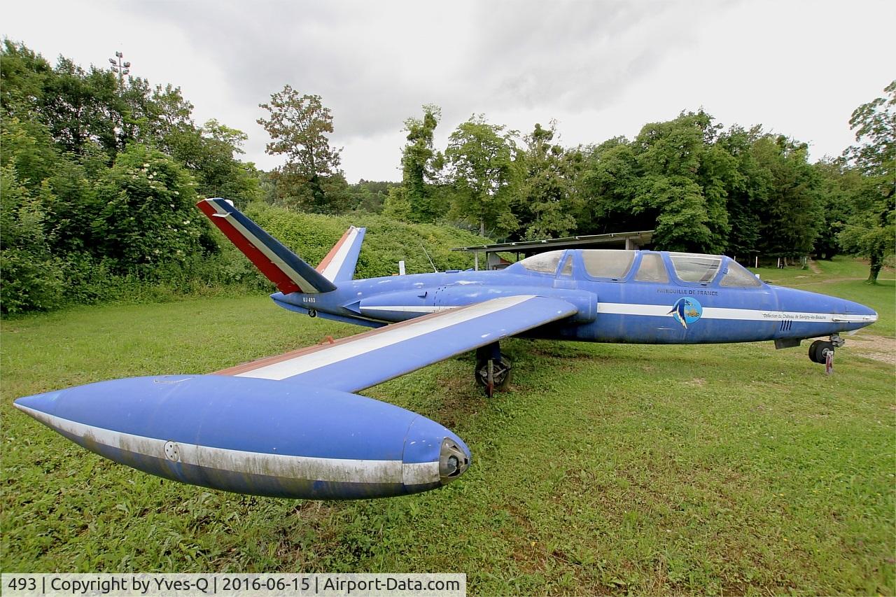 493, Fouga CM-170R Magister C/N 14, Fouga CM-170R Magister, Savigny-Les Beaune Museum