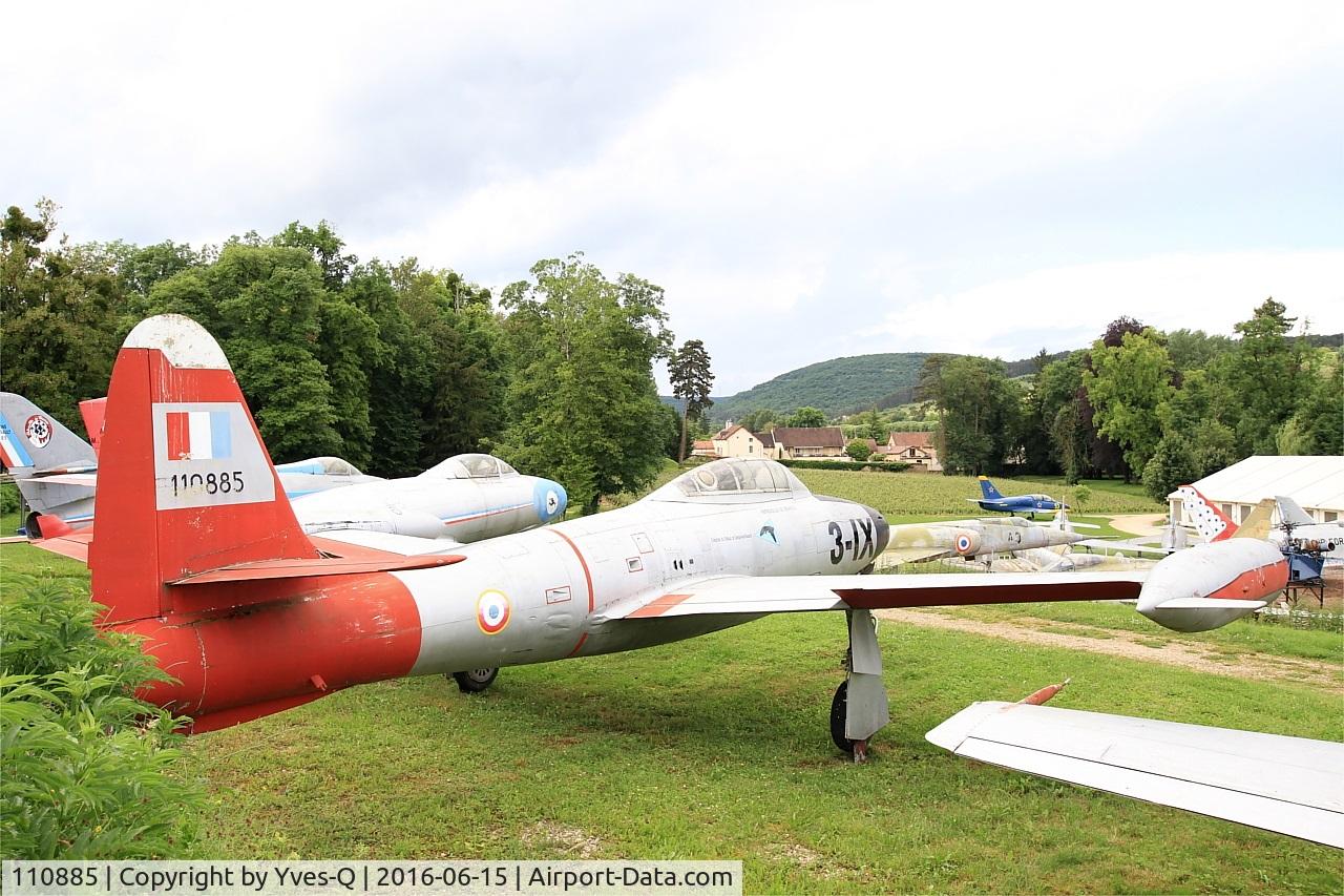 110885, 1951 Republic F-84G Thunderjet C/N 2542-1291B, Republic F-84G Thunderjet, Savigny-Les Beaune Museum